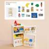 Juguetes de casa de juegos de mini muebles transfronterizos, escena en miniatura, cocina pequeña, casa de muñecas, sala de estar, decoración de escritorio, modelo