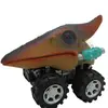 Coche de Dinosaurio con Resorte Pintado a Mano Simulación Todoterreno Mini Dinosaurio Modelo Cognitivo de Ciencia y Educación Modelo de Coche de Juguete de Dinosaurio