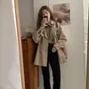 Gabardina Nueva Estilo Primavera Temprana y Otoño 2026 para Mujer, Abrigo Corto para Figuras Petite, Estilo Británico, de Moda Este Año