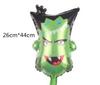 Mini tamaño pequeño Decoración de Globo de Día de Fantasmas de Halloween Fantasma Calabaza Araña Halloween Empujador Globo para Niños