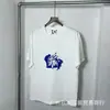 Moda de Nicho Popular Transfronteriza 2026 Me Camiseta de Manga Corta Pesada Verano Unisex Especial Camiseta con Estampado de Letras Sánscritas Verano