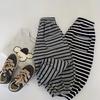 Pantalones de Chándal Rayados para Niños Mabao 2026 Otoño Nuevos Pantalones Casuales Rayados Elásticos Holgados para Niños Pantalones de Bebé