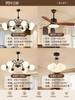 Lámpara de araña vintage estilo francés para sala de estar, nuevo modelo 2026, luz principal minimalista de mediados de siglo 'Magic Bean' negro, iluminación de alta gama para dormitorio