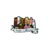 Moda Europeia e Americana Flores Criativas Livro Broche de Metal Estilo Cartoon Retrô Acessórios Roupas Pin de Gola Insígnia Atacado