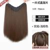 Peluca al por mayor de fábrica para mujer, cabello largo ondulado grande en forma de U, nuevo en forma de V, invisible, cabello largo lacio, postizo