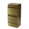 Gabinete de Corte de Cabello de Acero Inoxidable para Salón de Belleza Estante de Almacenamiento para Salón de Belleza Carrito de Gabinete Pequeño Gabinete de Herramientas Simple para Barbería Plata