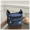 2025 Nueva Bolsa de Nylon Repelente al Agua para Hombre Bolso de Hombre Casual de Negocios Horizontal Hombro Cruzada Mochila Bolso de Hombre
