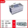 Conector de Tubo Cuadrado Galvanizado de Hierro Fundido de 20/25/30 mm Hebilla de Fijación de Acero Cuadrado Accesorios de Marco Junta de Barandilla Sin Soldadura