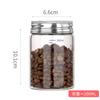 Tarro de almacenamiento sellado de vidrio de borosilicato alto, tarro de té, tarro sellado para refrigerios de frutas secas, tarro de almacenamiento de granos para el hogar