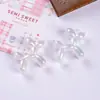 Globo Perro Brillo Estilo Nuevo Cuentas Acrílicas Chapadas Cuentas Sueltas DIY Accesorios para Cadena de Teléfono Llavero