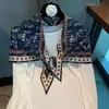 2025 Nuevo Verano Versátil Cintura Protector Solar Baotou Chal Patrón Seda Sensación Fresca 135*85cm Bufanda Triangular Grande de Moda
