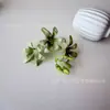 3 cabezas de flores artificiales de lirio de rocío, kit de materiales para manualidades, accesorios para el cabello, coronas de flores, accesorios para decoración de paredes, venta al por mayor transfronteriza.