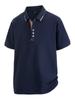 M-8XL Verão Estilo Gelo Camisa Polo Algodão Perolado Masculina Solta Gola Tamanho Plus Camiseta Manga Curta Roupas Roupa Masculina para Homens Gordos