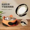 Tazón de Arroz para Perros de Acero Inoxidable Comida Especial para Perros Bebedero Mascota Gato Comida Recipiente de Arroz Gran Capacidad Antivuelco Perro Tazón Gato