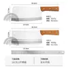 Cuchillo de Cocina de Acero Inoxidable con Mango de Madera en Stock, Cuchillo de Cocina Multiusos para Mujeres, Cuchillo para Rebanar Carne, Cuchillo Doméstico para Damas