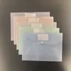 Bolsa Transparente de Archivo para Documentos A4 de Gran Capacidad, Bolsa de Almacenamiento de Archivos A4 de Alta Gama con Pegatinas de Etiquetas, Personalizable