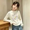 Camiseta Básica de Manga Larga para Niña, Cuello Redondo, Corte Ajustado, Estilo Casual Elegante, Ropa Interior, Nuevo Estilo Otoño/Invierno