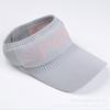 Gorra de béisbol clásica de primavera y verano SP para exteriores, gorra deportiva de copa vacía, letra transpirable, ala larga, sombrero de sol tejido para mujer