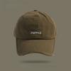 Chapéu da moda que combina com tudo boné de beisebol retrô verde militar masculino cityboy moda de rua boné pequeno para rosto feminino