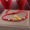 Ano do Cavalo, Ano do Zodíaco, Pulseira de Corda Vermelha, Cavalo das Cinco Bênçãos, Pulseira Manafu do Cavalo do Zodíaco Tecida à Mão, Joia de Presente para Casal