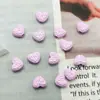 Macaron Amor Cuentas Pintura Horneada Material de Cuentas Accesorios para Joyería Cadena para Teléfono Móvil Accesorios de Aleación Corazón de Color Hecho a Mano