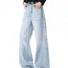 Direto do fabricante: Jeans masculino retro americano 2026, marca da moda, novo estilo primavera/outono, cintura média, corte reto, emagrecedor, calça comprida