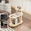 Mesa auxiliar simple y portátil para la sala de estar, adecuada para usar como mesa de café o mesita de noche en apartamentos pequeños