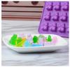 Amazon venta caliente transfronteriza en stock molde de caramelo blando de oso molde de silicona para chocolate juego de 6 piezas suministro directo de fábrica