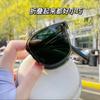 Óculos de Sol Dobráveis para Uso Diurno Feminino Novo Protetor Solar Fashion Óculos de Sol para Dirigir Rosto Grande Emagrecimento Anti-ultravioleta Luz Forte
