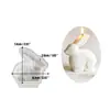 Molde de Silicone Coelhinho da Páscoa DIY Velas Perfumadas de Páscoa Decoração Molde de Coelho Atacado em Estoque