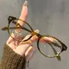 Óculos Nerd Vintage Anel de Saturno para Mulheres com Opções de Grau, Armação Oval Rainha Mãe para um Look Natural