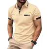 Soporta Dropshipping de Playeras Polo para Hombre, Ropa Nueva para Hombre con Cuello Camisero y Mangas Cortas, Dropshipping al por Mayor de Fábrica Disponible