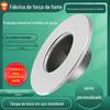 Anel Protetor Redondo de Aço Inoxidável Personalizado Conexão de Tubo Tampa para Furo na Parede para Saída de Ventilação de Ar Condicionado
