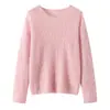 Nuevo Estilo de Otoño Temprano Suéter de Cachemira para Mujer, Suéter de Punto con Cuello Redondo y Lentejuelas, Abrigo Casual Versátil de Lana, Suéter Básico