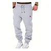 2024 Temu Novas Calças de Moletom Grossas de Outono e Inverno Europeias e Americanas Calças Esportivas Leggings Calças Esportivas para Fitness Masculino