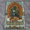 Fábrica de Pintura Pendurada de Estátua de Buda Guanyin Bordada em Tanka Atacado Núcleo de Pintura Mandala Antiga Seda Nepalesa Tanka Sem Moldura