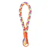 Correas de muñeca tejidas a mano de colores para teléfono de comercio exterior, disponibles en varios colores, llaveros, colgantes para bolsos y botellas de agua, venta al por mayor desde el fabricante