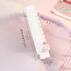 Pente dobrável de coelho de desenho animado para crianças, fofo, compacto, portátil, pente de cabelo para estudantes, pente massageador alisador de cabelo para meninas, atacado
