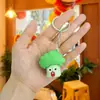 Llavero de Verdura con Ojos Grandes de Dibujos Animados Hebilla Creativa para Pareja Llavero de Muñeca de Verdura Linda Joyería para Colgar en Bolsos