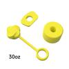 Tapa antipolvo con pajita para taza Stanley de 10 mm, accesorios para tapa de taza Stanley de 30 oz, tapón a prueba de fugas, juego de 3 piezas