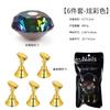Soporte para uñas japonés para práctica de arte de uñas, soporte para uñas con base de diamante, piezas de arcilla para uñas, estante de práctica para exhibición de trabajos de arte de uñas de barro