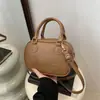 Bolsa Transversal Retrô Europeia e Americana Feminina 2024 Verão Novo Estilo Pequena Quadrada Casual Simples Estilo Coreano Ins Bolsa de Ombro