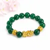 Pulsera de Ágata Negra Natural Juantong con Mantra de Seis Caracteres y Amuleto Pixiu, para Zonas Escénicas y Templos, Venta al por Mayor en Línea S6060502