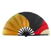Abanico de Tai Chi del Mismo Estilo de Wang Xiaopo, Abanico Sonoro, Abanico de Kung Fu Tricolor, Abanico de Baile Doble Cara Alma China, Abanico Degradado