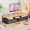 Suporte de Mesa com Gaveta, Multifuncional, Suporte Elevado e Estendido para Laptop, Suporte para Monitor