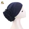 Nuevo Turbante de Encaje con Flores para el Cuidado del Cabello Sombrero Turbante Sombrero Transfronterizo Jdt-507