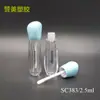 Tubo de Gloss Labial Transparente de Formato Especial de 2,5ml como Material de Injeção, Gloss Labial, Tubo Vazio para Gloss Labial, Fabricante, Personalização