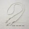 Cadena Larga para Teléfono Cruzada con Perlas de Forma Irregular, Cordón Sencillo para Teléfono con Cuentas, Correa para Teléfono, Cadena para Bolso
