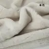 Tela de Piel Sintética de Conejo Rex Piel Tela Pelo Felpa Corta Muñeca de Algodón Hecha a Mano DIY Bufanda de Mostrador Muñeca de Abrazo