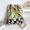 Bolso cruzado ins Organ Plegable Plegado Bolso de compras de punto Bolso de hombro Bolso de diseño de nicho de moda Corea